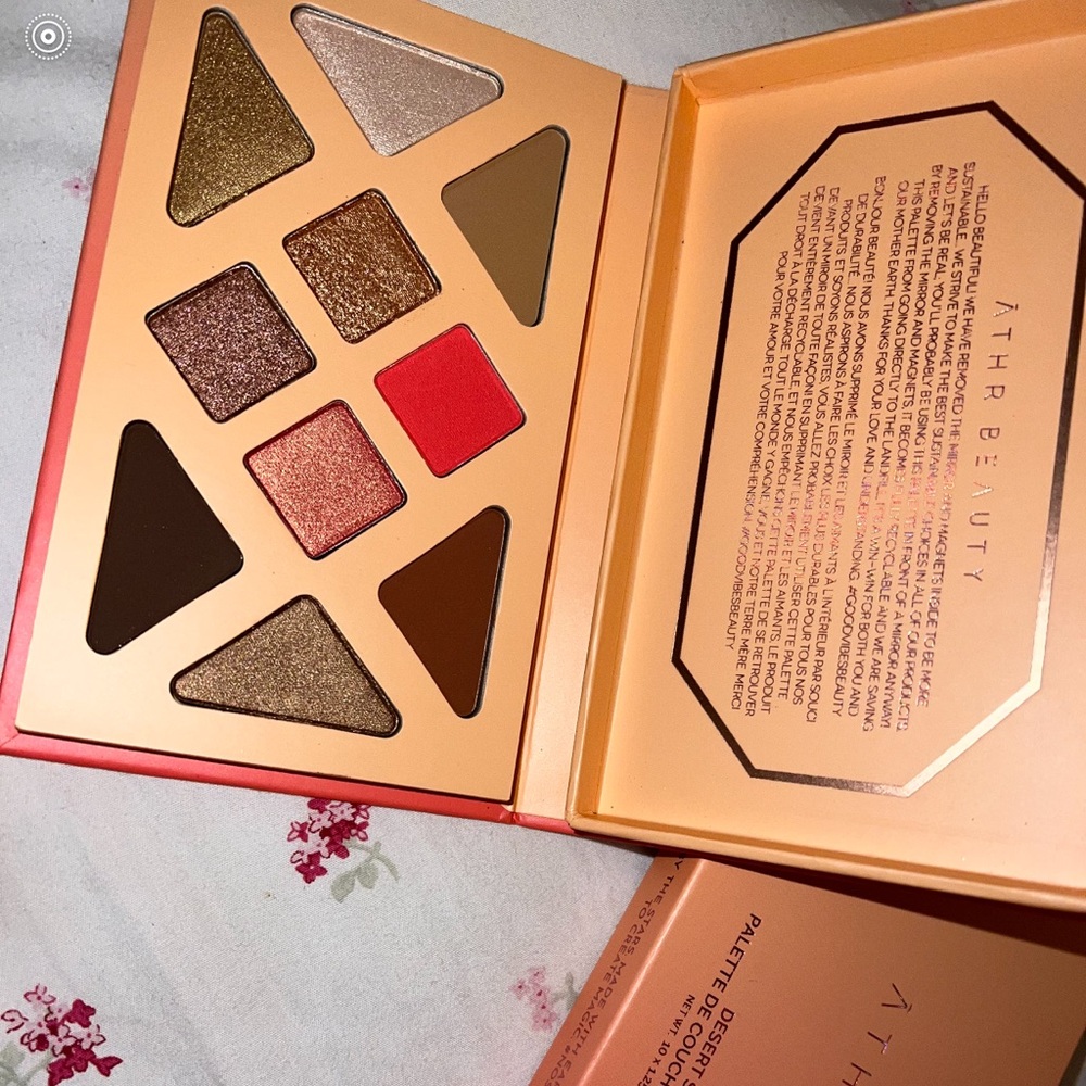 Athr beauty eyeshadow pallet 🧡